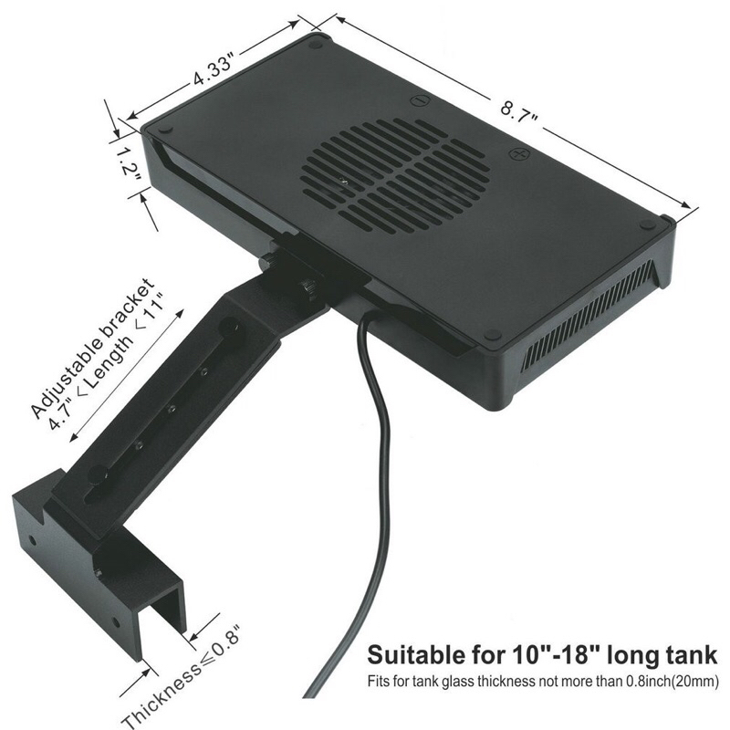 *ยอดนิยม* ไฟเลี้ยงปะการัง สำหรับตู้ปลาทะเล Spectra Aqua Knight 30W เหมาะสำหรับตู้ 30-50 ซม มี 2 รุ่น ราคา ถูกที่สุด ดีลบีเคเค แกลเลอรีภาพที่ 5