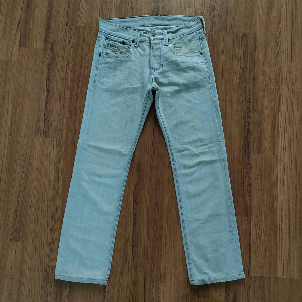 กางเกงยีนส์ แบรนด์ DIESEL รุ่น RAME สีเทา ผ้าหนา นุ่ม สวย (W32-W33)