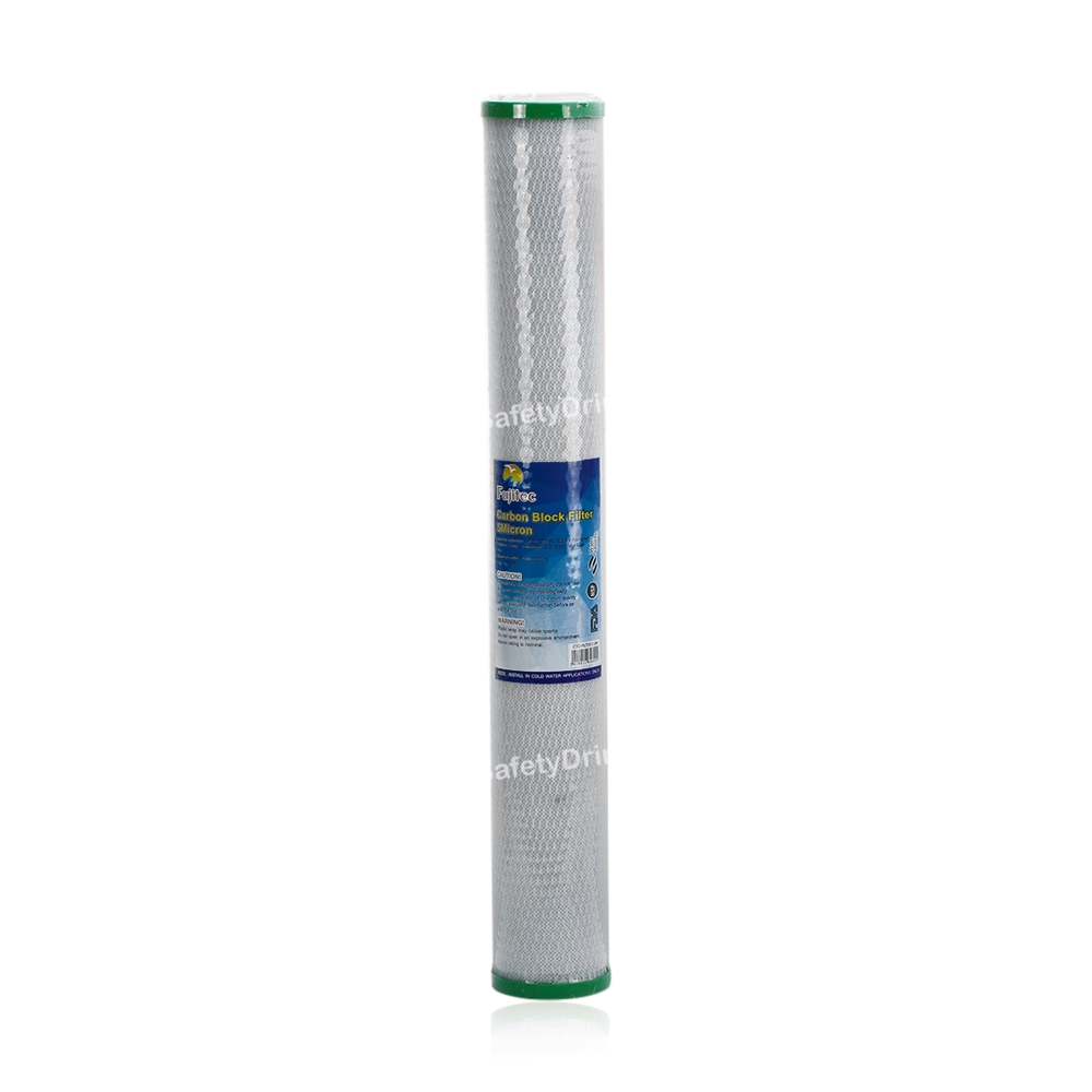 SafetyDrink ไส้กรองคาร์บอน Block Carbon 20 นิ้ว 5 ไมครอน ยี่ห้อ FUJITEC