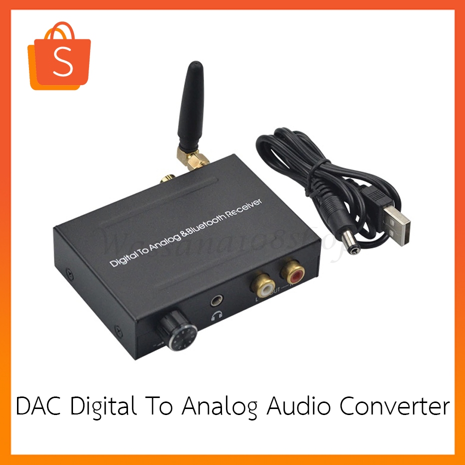 192 KhzบลูทูธDAC Digital To Analog Audio Converterพร้อมบลูทูธพร้อมVolume Control