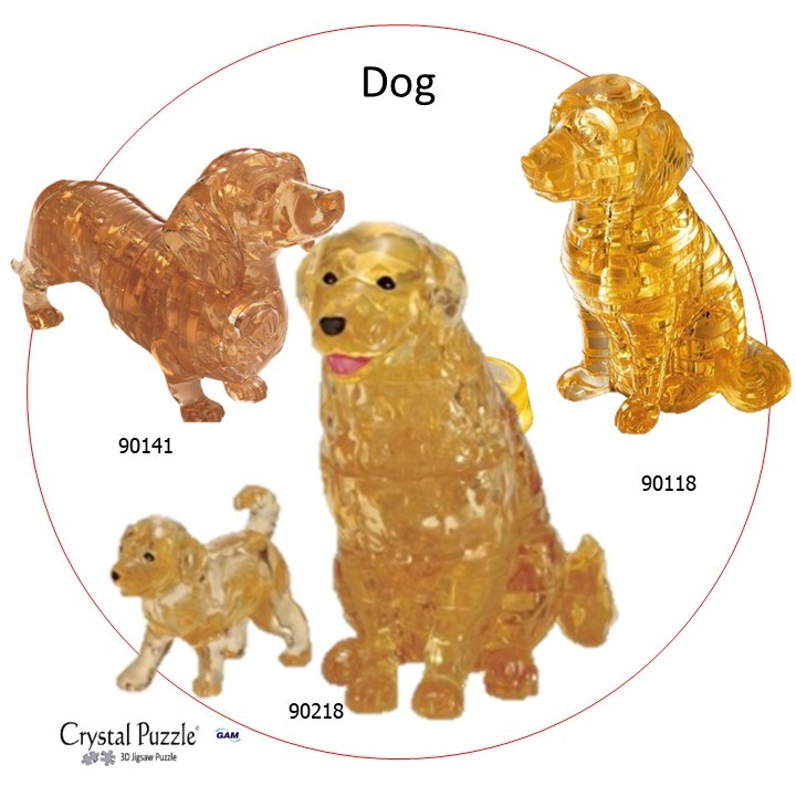 3D Crystal Puzzle ของเล่นตัวต่อสามมิติ Dog ของแท้100%