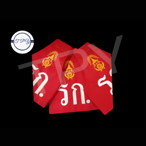 ปลอกแขน เครื่องหมาย ทหาร รก ทรงหัวเหลี่ยม สีแดง อาร์ม ทบ ทหารบก งานปัก ประกอบ เครื่องแบบ - รูปที่ 3