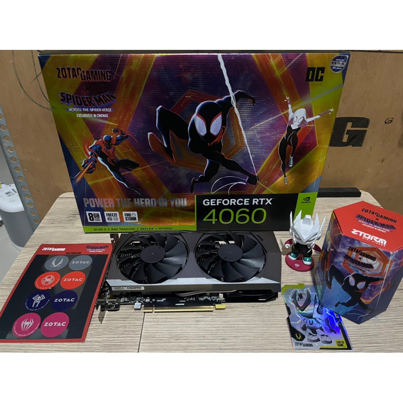 RTX4060 zotac  2 พัดลม มือสอง
