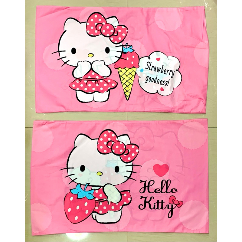 ปลอกหมอนหนุนโตโต้ TOTO ลายลิขสิทธิ์, Hello Kitty ลดล้างสต๊อก(คู่)