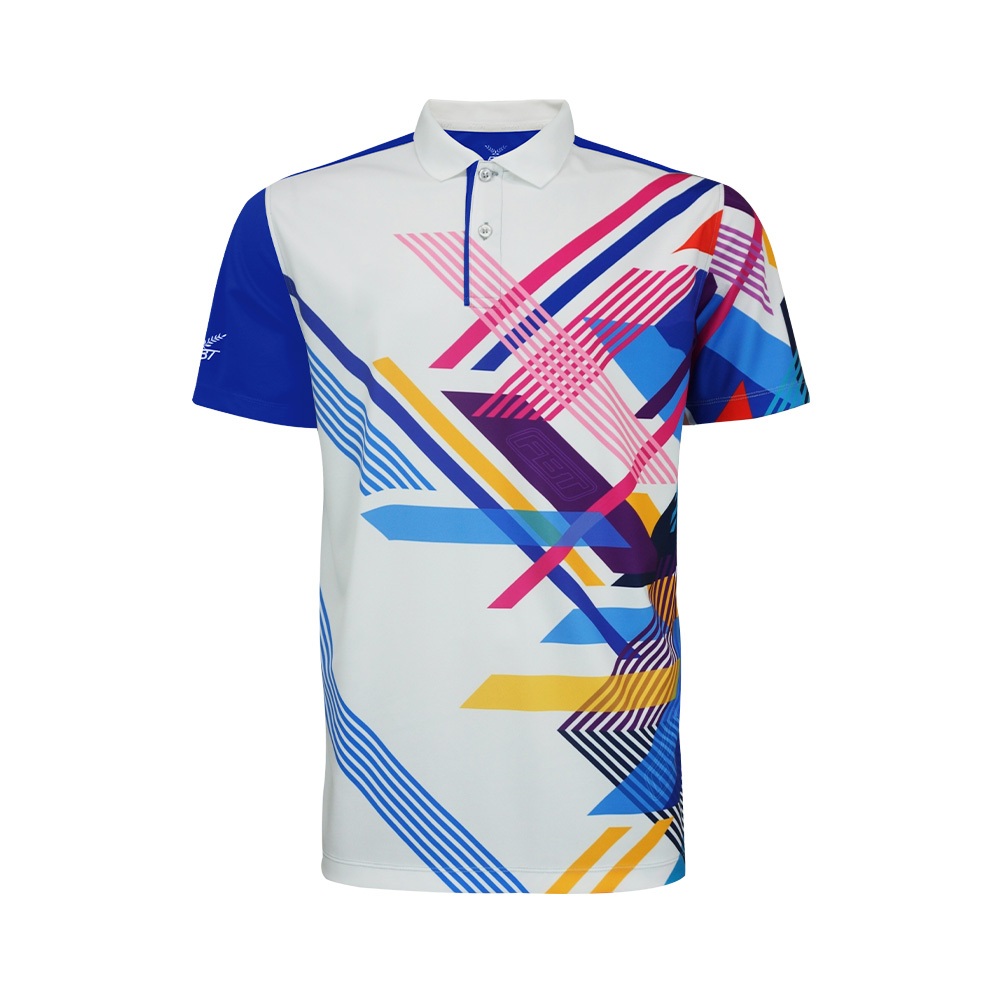 [ชาย/หญิง XS-2XL] FBT เสื้อโปโล พิมพ์ลาย เสื้อคอปก แขนสั้น ยูนิฟอร์ม รหัส A2C422