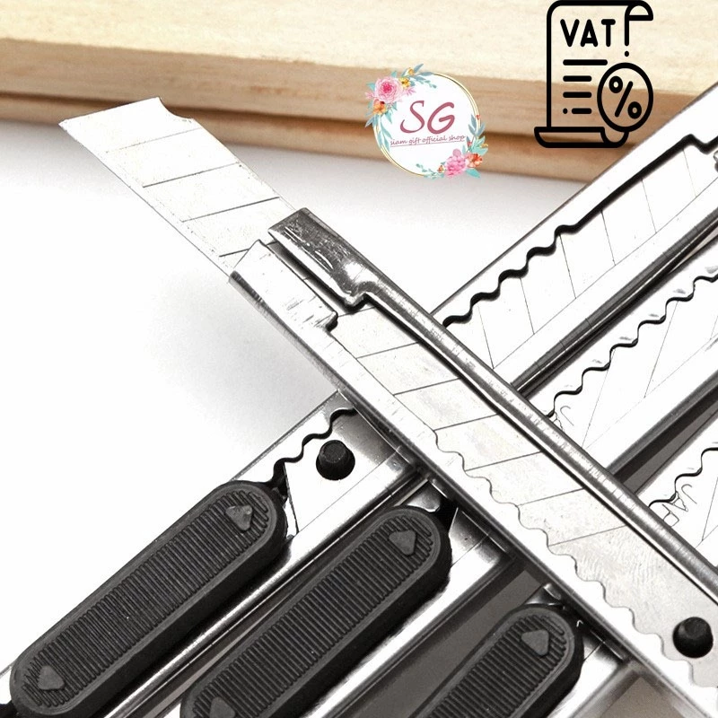(M537)พร้อมส่งคัตเตอร์โลหะ เครื่องมือแกะจดหมาย มีดสำนักงาน