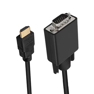 1080P HDMI to VGA Converter Cable,Adapter HDMI to VGA cable(black)