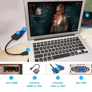1080P HDMI to VGA Converter Cable,Adapter HDMI to VGA cable