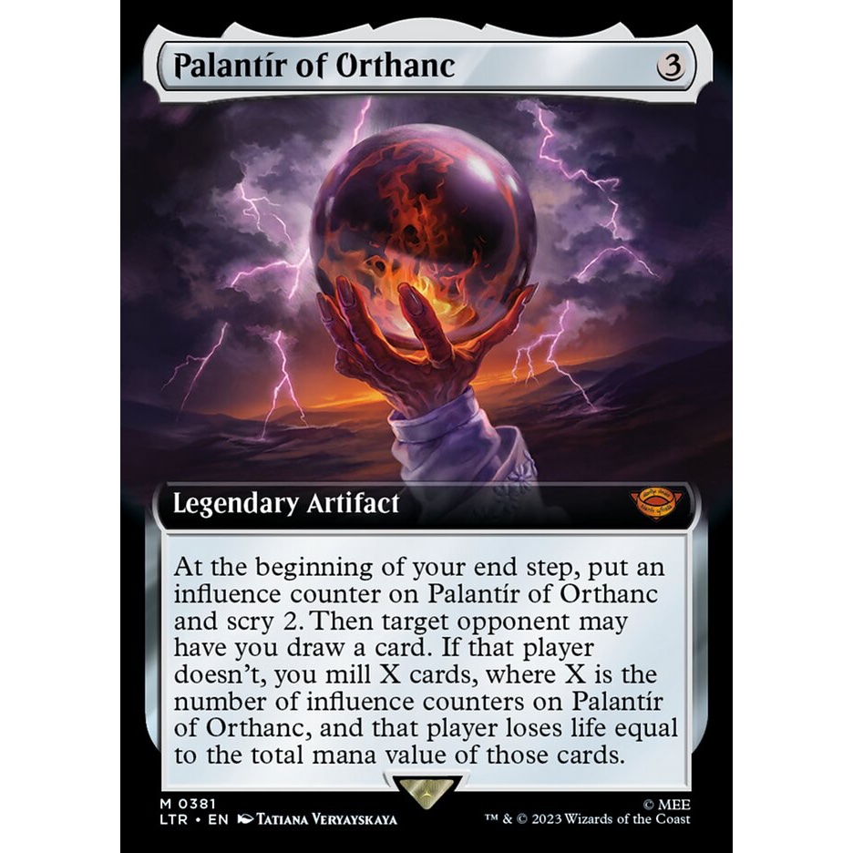 Palantir of Orthanc การ์ด Magic the Gathering ของแท้