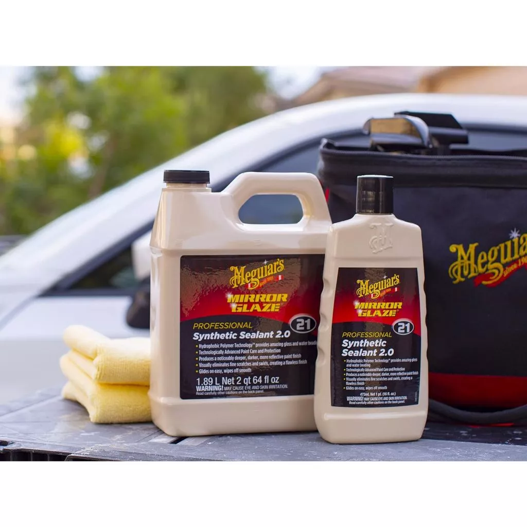 Meguiar's M2164 Synthetic Sealant 2.0 น้ำยาเคลือบสี เบอร์ 21 แว็กซ์ขัดเคลือบสี เมกไกวส์ M21 ซินเธติค ซีลแลนท์ 64oz 1.89L thumbnail 6
