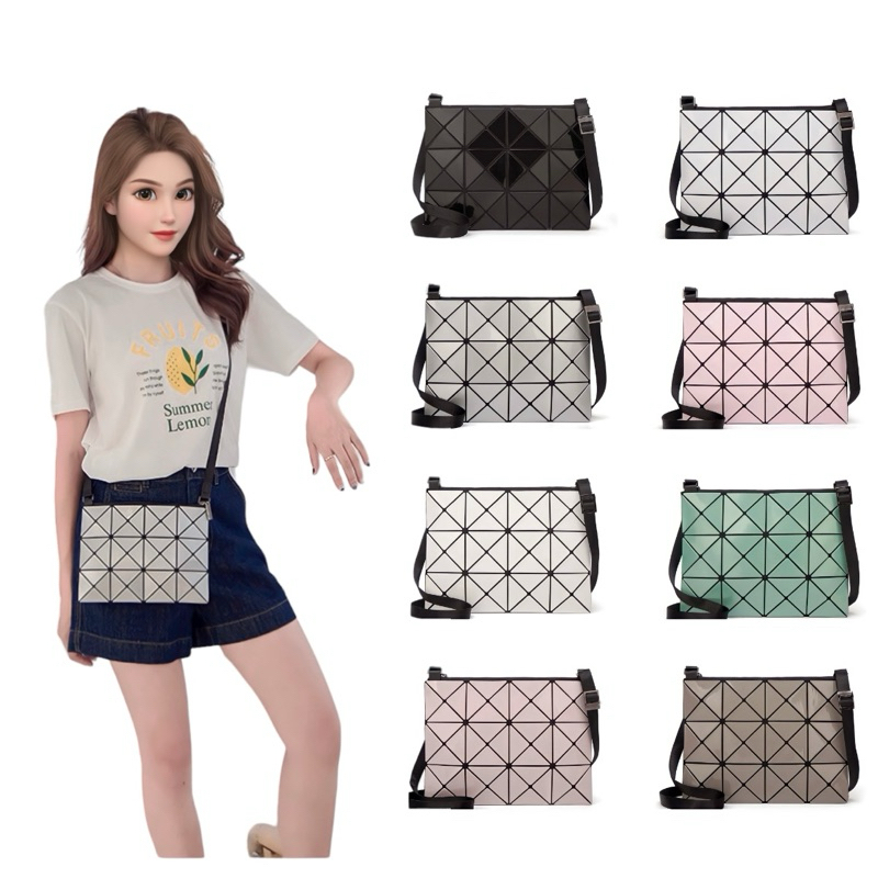 กระเป๋าสะพายข้างแฟชั่น 3x4 *พร้อมส่ง*