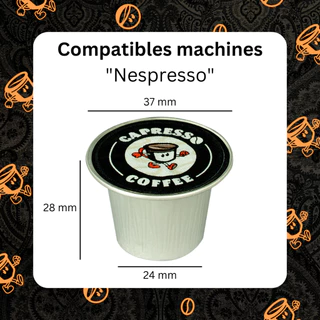Capressoกาแฟแคปซูลดอยปางขอน คั่วเข้ม/คั่วกลาง 1 กล่อง/BOX(10แคปซูล)(Pang Khon Coffee Capsules, Dark/Medium Roast, 1 Box)