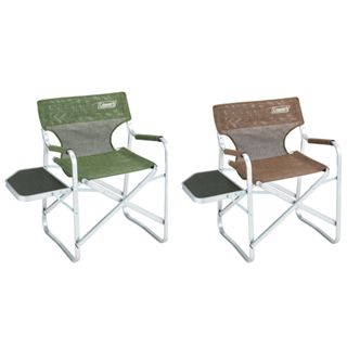 Coleman Aluminum deck chair Mesh เก้าอี้อลูมิเนียม มีโต๊ะวาง…