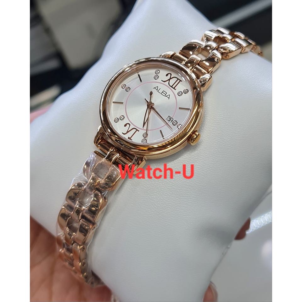 นาฬิกาข้อมือ Alba Pinkgold รุ่น AH7N72X1 AH7N72X AH7N72
