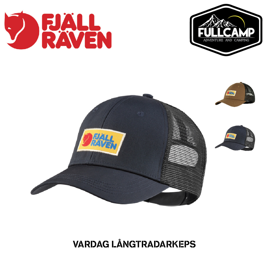 Fjallraven Vardag Långtradarkeps Cap หมวกแก๊ปแคมป์ปิ้ง ใส่สบายไม่อึดอัด