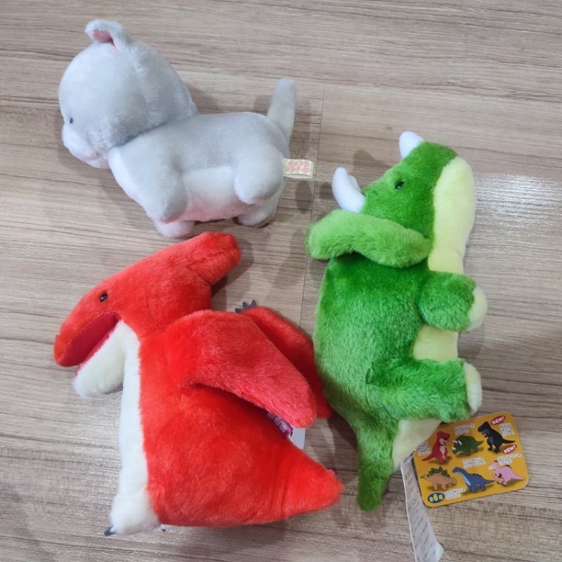 รวมตุ๊กตา size เล็ก อมูส amuse  ขนนุ่มนิ่ม ไดโนเสาร์, แมว