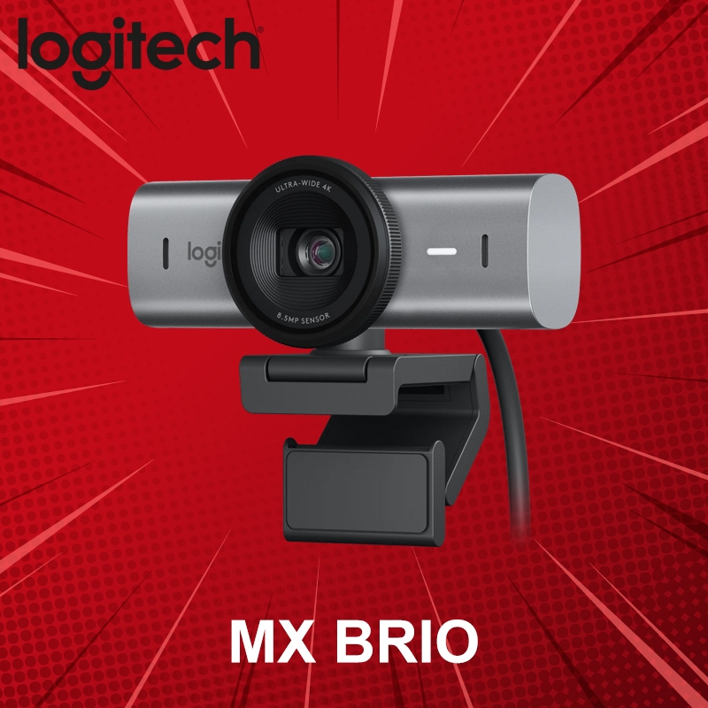 เว็บแคม Logitech MX Brio Ultra HD 4K ประกันศูนย์ 3 ปี