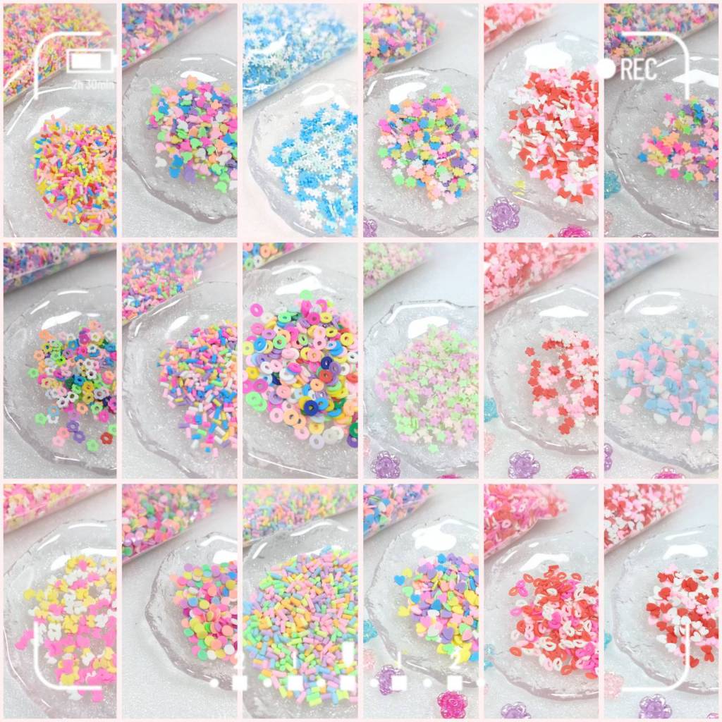 ฟีโม่ 5 กรัม อุปกรณ์ตกแต่งเล็บ เคสโทรศัพท์ งานประดิษฐ์ DIY คัพเค้กพับเหรียญ FIMO