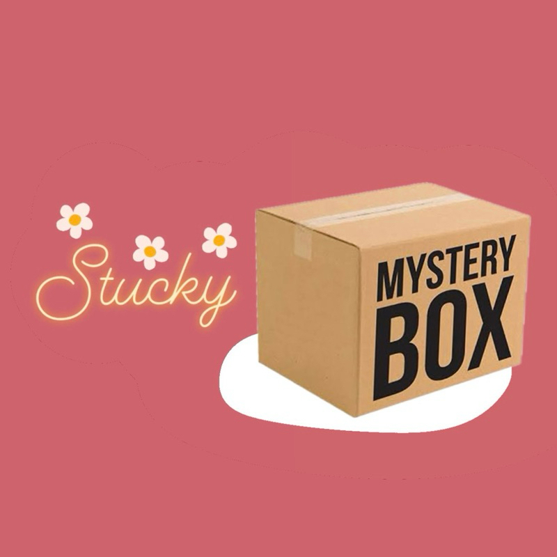 Mystery box สุ่มสินค้าในร้าน stucky.shop ผ้าคาดผม ผ้าโพกผม ที่คาดผม สุ่มสี📦