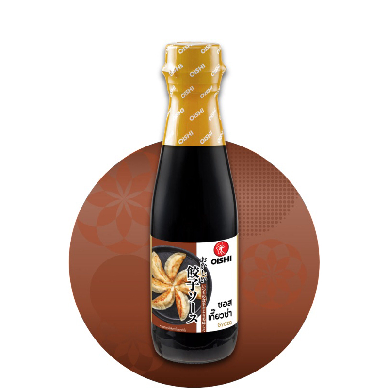 F/T Oishi โออิชิ ซอสเกี๊ยวซ่า 100 กรัม พร้อมส่ง ขวดแก้ว fl ของแท้