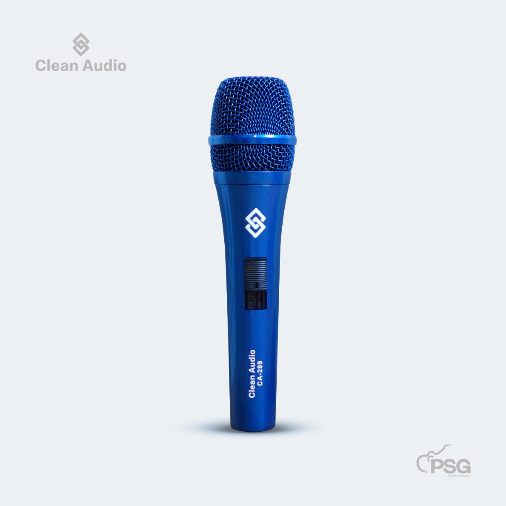 CLEAN AUDIO:CA-289 BLUE ไมโครโฟนไดนามิค Dynamic Microphone