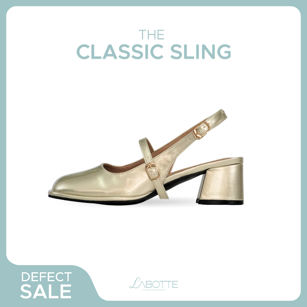 The Classic Sling (Defect) - Labotte.bkk รองเท้ารัดส้น Mary Jane Shoes (6810-27)