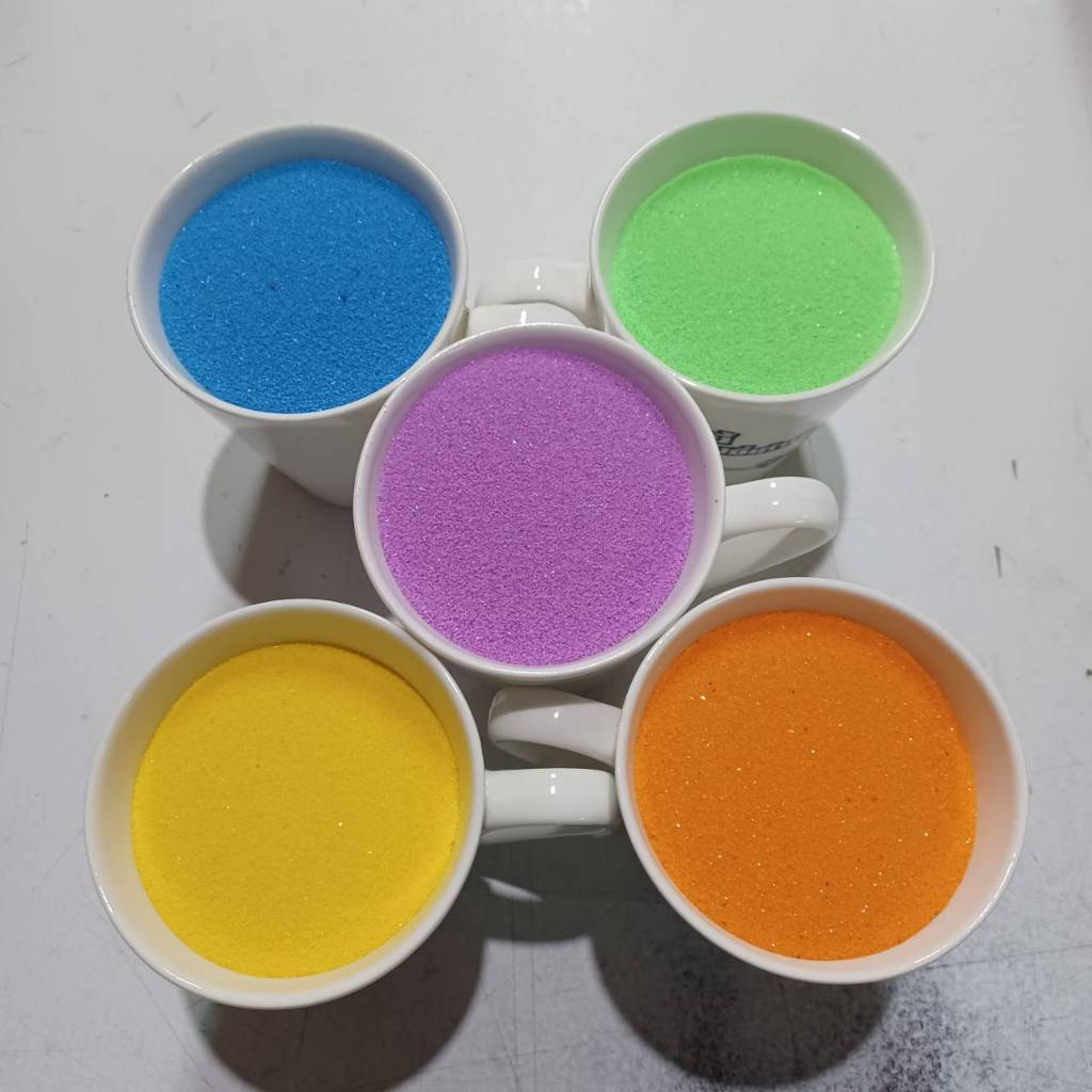 ทราย พร้อมส่ง ทรายสี ทรายสีตกแต่งตู้ปลา ทรายสีละเอียด จัดสวน จัดกระถาง