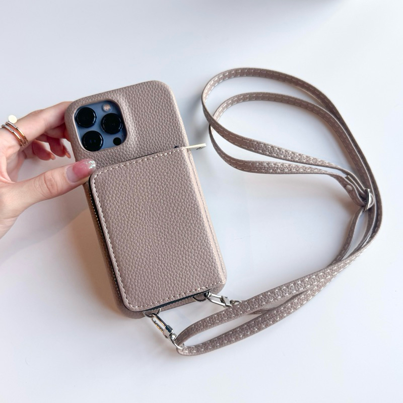 [i17] พร้อมส่ง👝 E2S31 เคสกระเป๋าสะพายซิปใส่บัตร(1)ใส่ของจุกจิกได้ 💶 ใช้แทนกระเป๋าได้ สำหรับ iPhone เคสไอโฟน 17Promax - รูปที่ 6