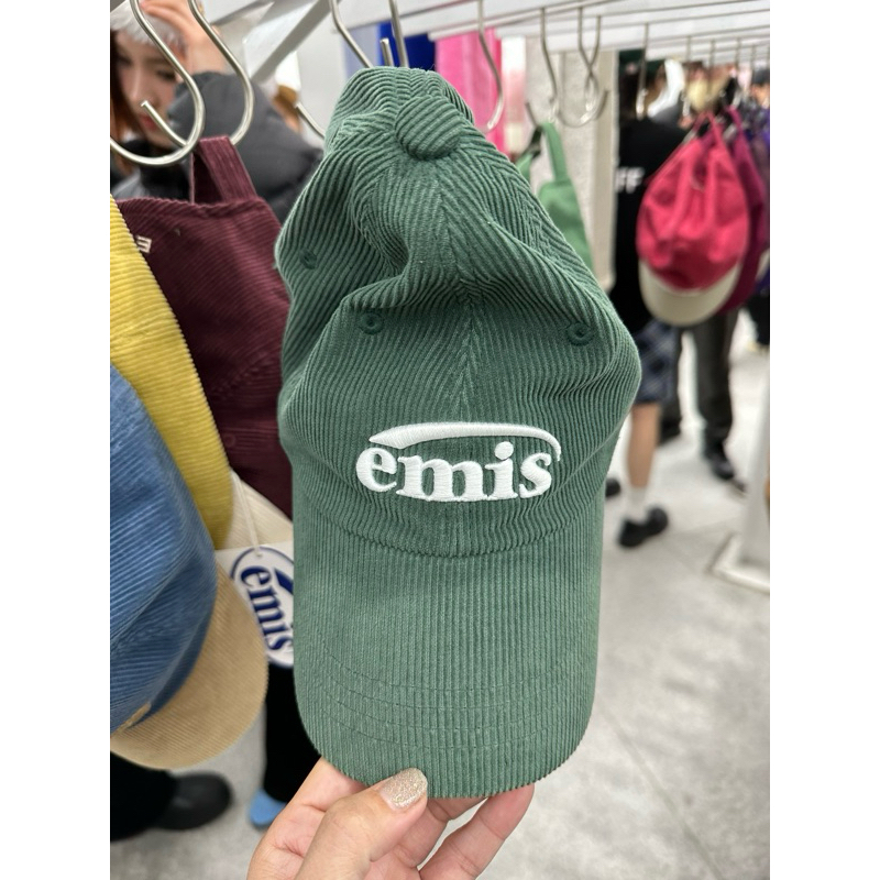 หมวก Emis New logo corduroy : Green
