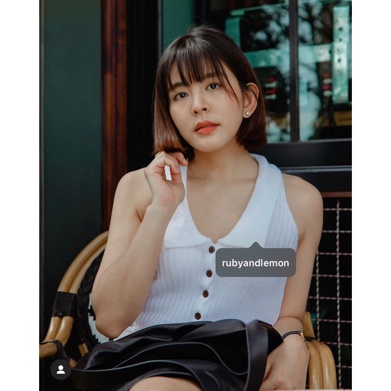 ส่งต่อ Top rubyandlemon สีขาว สภาพ99%