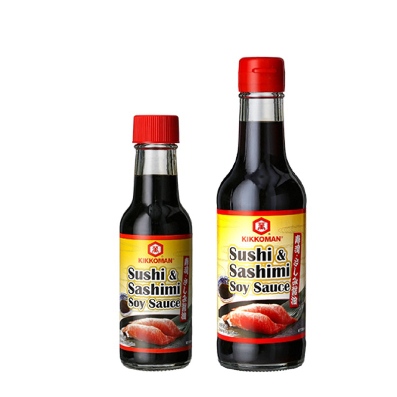 Kikoman sushi & sashimi soy sauce 150-250 ml. ซอสซูชิ ซาชิมิ ซอสถั่วเหลือง fl