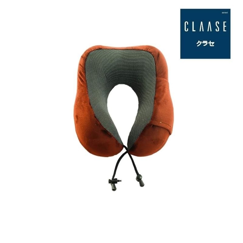 หมอนรองคอสุดคิ้วท์ 3 สี ผ้ากำมะหยี่ แบรนด์CLAASE สะดวกสบายทุกการเดินทาง