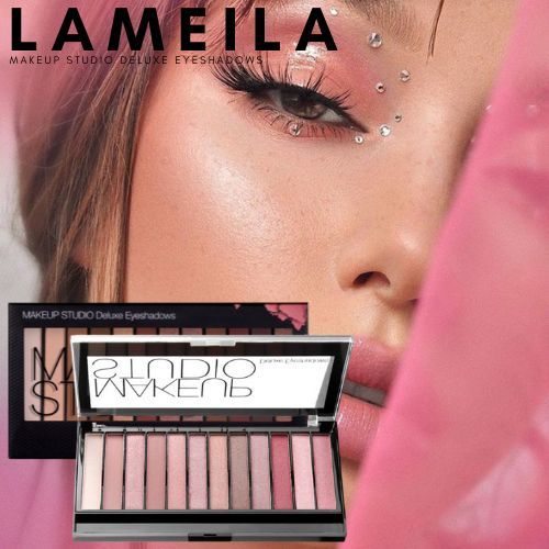 พาเลทอายเเชโดว์ 10 เฉดสี Lameila Makeup Studio No:3599 สีสวย ติดทน
