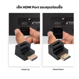 ⚡COD⚡Jasoz HDMI Male to Famale Adapter แท้ ความคมชัดระดับ 4K ULTRA HD คุณภาพสูง เหมาะสำหรับทีวีติดผนัง