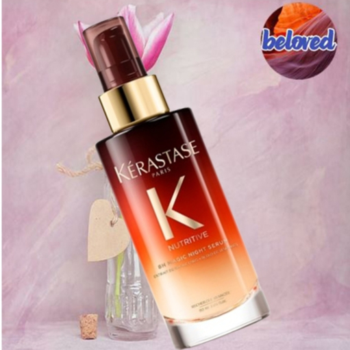 Kerastase Nutritive 8H Magic Night Serum 90 ml เคเรสตาสเซรั่ม บำรุงเส้นผมช่วงกลางคืน สำหรับเส้นผมแห้