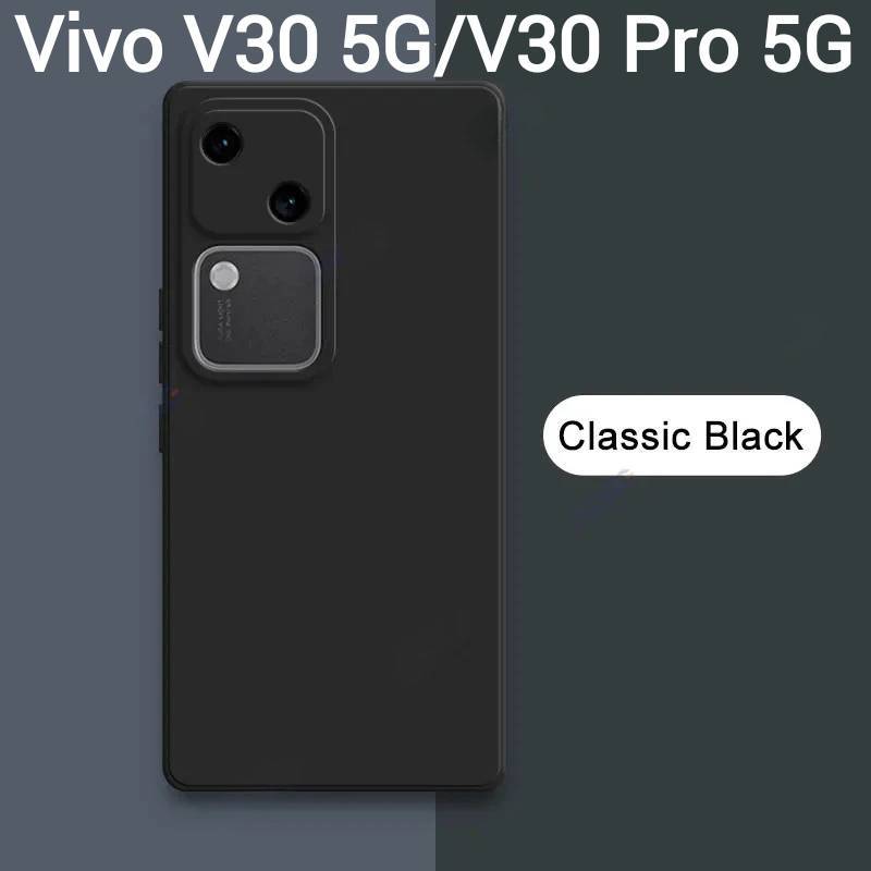 Vivo V30e 5G/V30Pro 5Gตรงรุ่น(พร้อมส่งในไทย)เคสTPUนิ่มสีพาสเทลแบบคลุมกล้องVivo V30 5G/Vivo V30 Pro 5