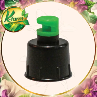 ( 10 อัน ) หัวฉีดด้านเดียว 90 องศา รูน้ำ 4 มิล สีเขียว หัวมือบิดได้ เกลียวใน ขนาด 4 หุน สปริงเกอร์ ระบบน้ำ รดน้ำต้นไม้
