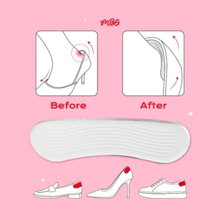ซิลิโคนกันรองเท้ากัด Silicone เจลกันกัด แผ่นกันกัด กันน้ำ ช่วยเรื่องรองเท้าหลวม Anti-Wear Foot Artifact | missBBgirl