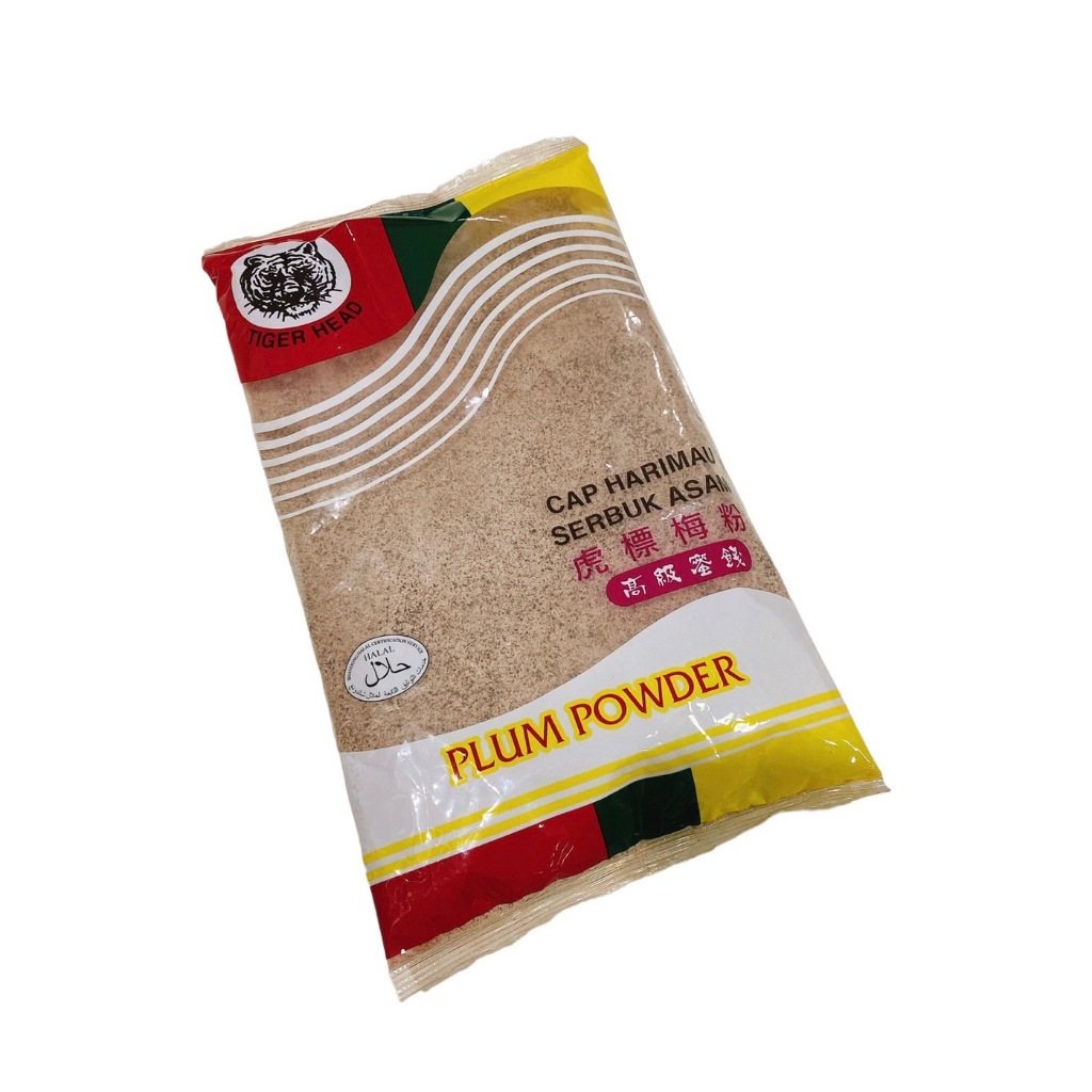 Plum powder ผงบ๊วย ตราเสือ 400 กรัม ไม่ผสมน้ำตาล