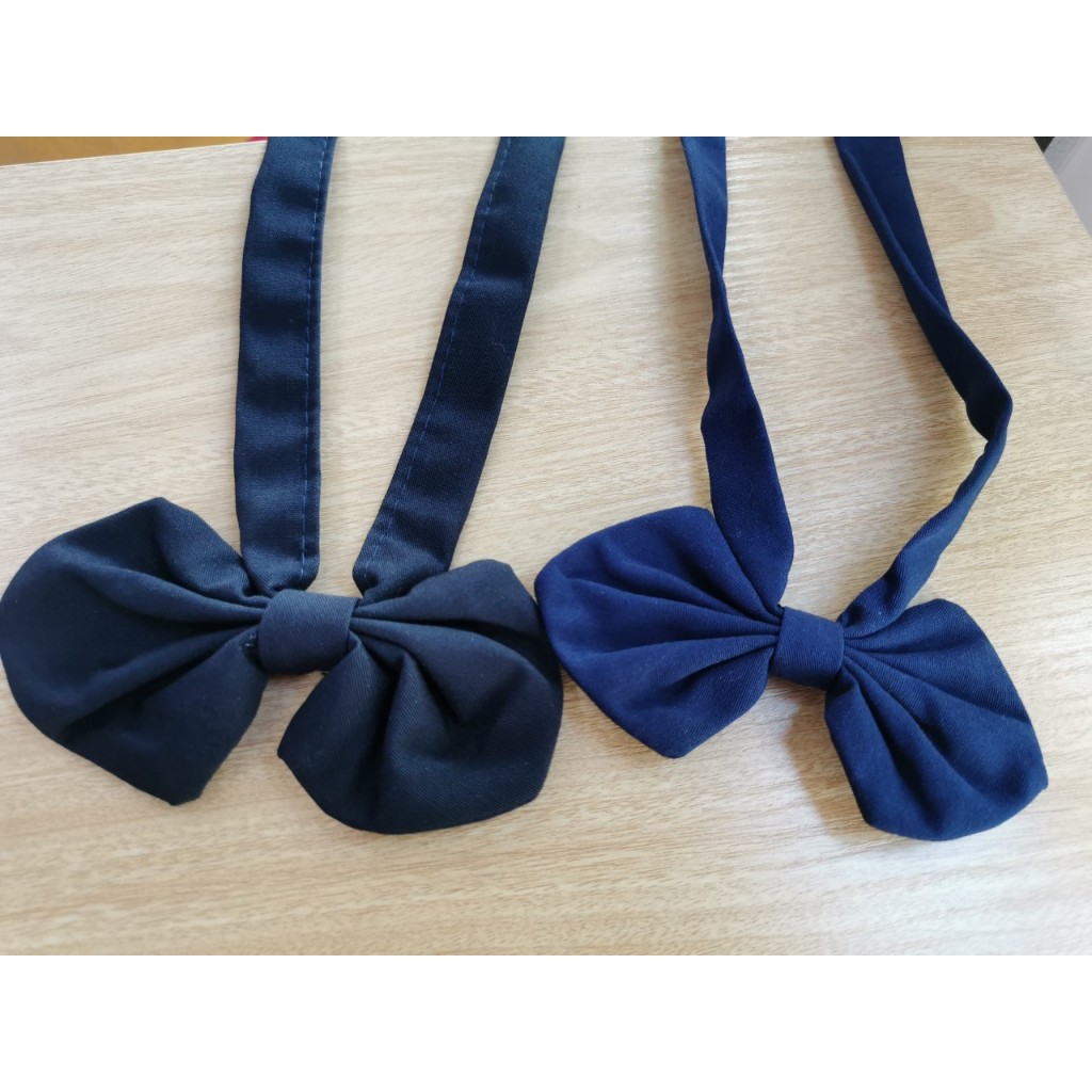 คอซอง ชุดนักเรียน โบว์นักเรียน คอซองมัธยมต้น ม.ต้น เสื้อคอทหารเรือ-พร้อมส่ง - รูปที่ 2