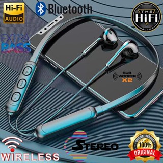 หูฟังบลูทูธ V5.2 ชุดหูฟังไร้สายไฮไฟ หูฟังสเตอริโอในหูพร้อมไม…