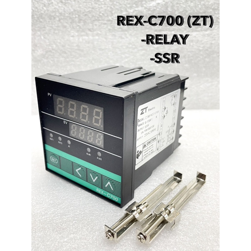 Digital 220V PID RELAY C700 Teขนาด72×72  ตัวควบคุมอุณหภูมิ 0-1300 องศา C700FK07-M*AN มี output : SSR