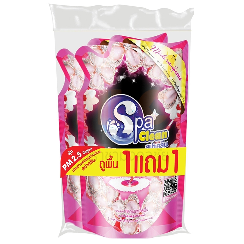SPA CLEAN น้ำยาถูพื้น (กลิ่นโมเดิร์น-กลิ่นลักชูรี่) ขนาด700ML (แพ็ค 1แถม1)