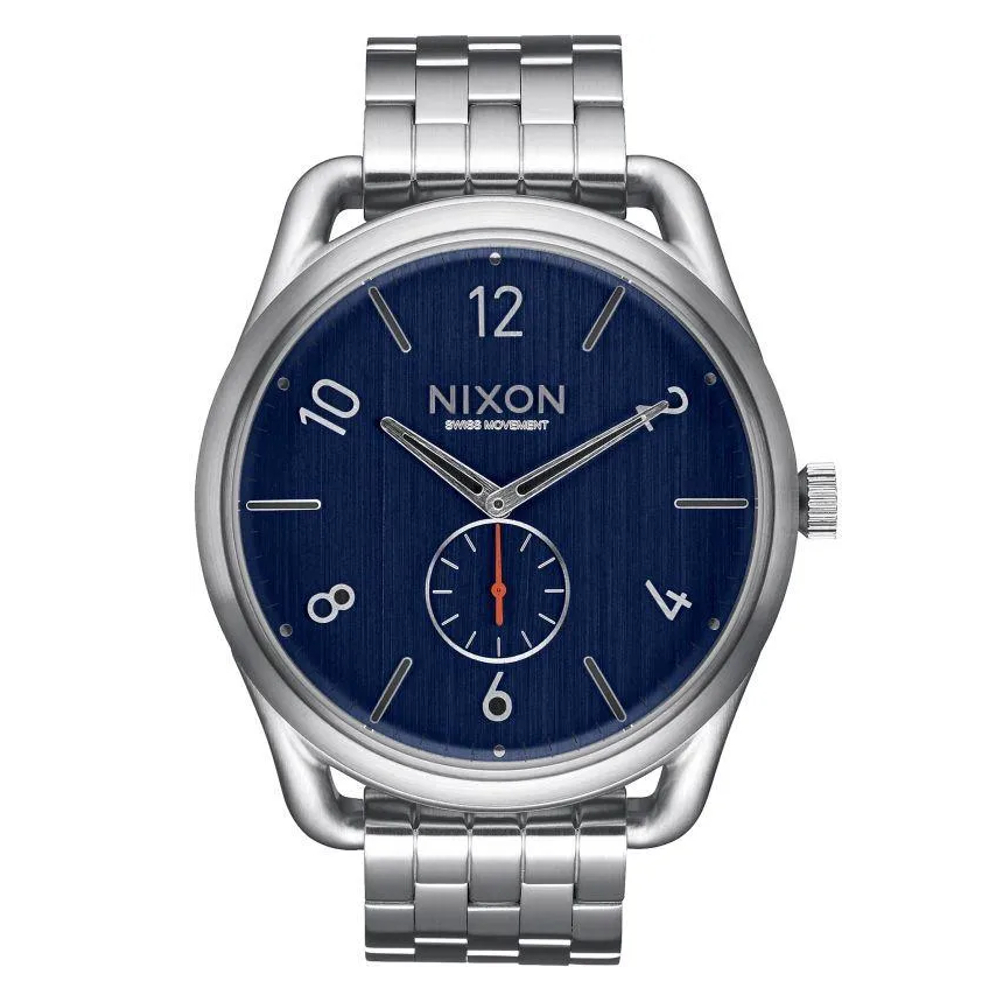 NIXON Mens A951307 C45 SS Analog Display Swiss Quartz Silver Watch 45mm. นาฬิกา นาฬิกาข้อมือ นาฬิกาข