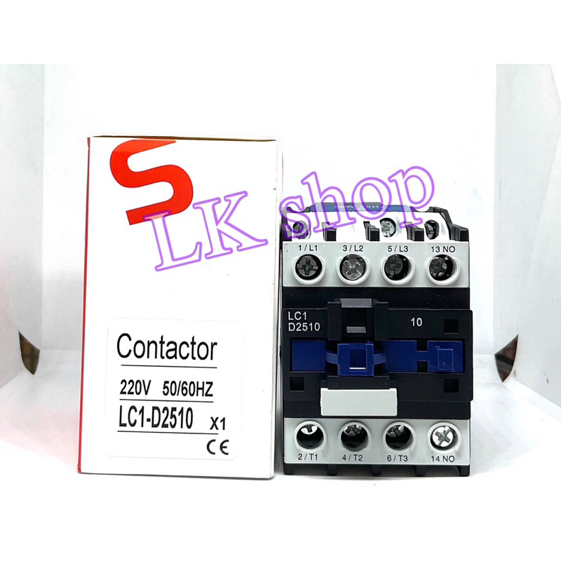 LC1-D2510  lth=40A Ui=690V คอยด์ 220VAC / 380VAC แมกเนติก CJX2-25 CJX22510 LC1D2510 MAGNETIC CONTACT