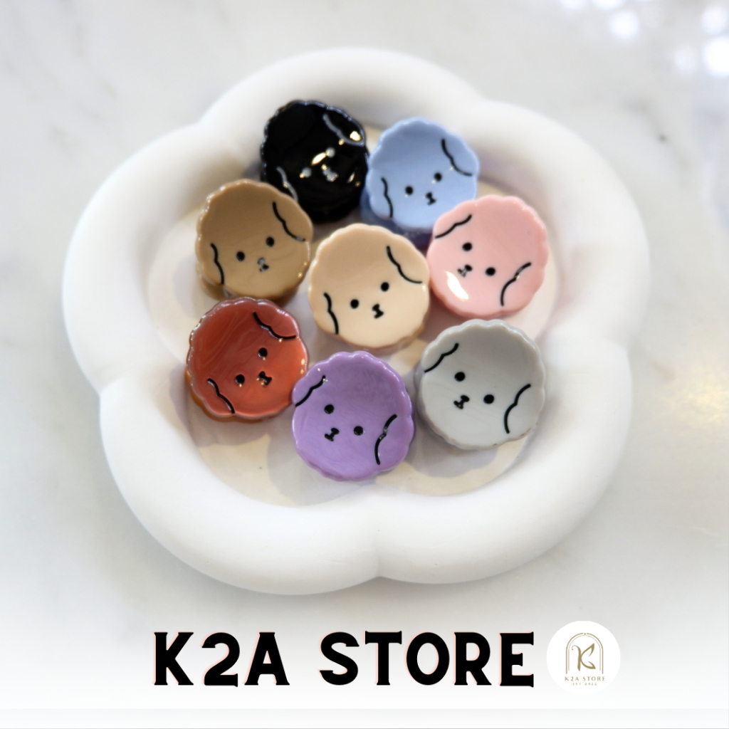 (New)กิ๊บหนีบผมแฟชั่น รูปน้องหมา ขนาดเล็ก 2.5 cm หลายแบบ น่ารัก สีสันสดใส  ++พร้อมส่งจากไทย++