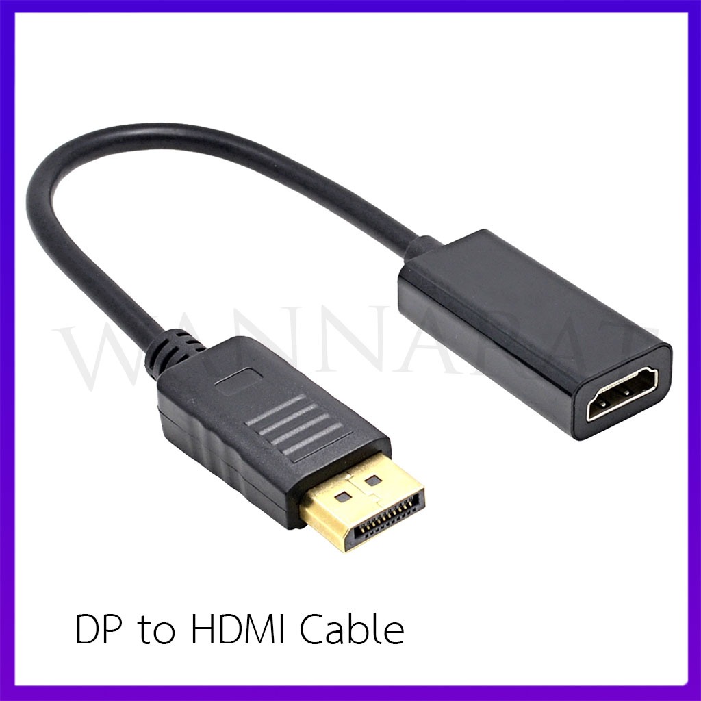 DP to HDMI Cable Display Port to 1080 p HDMI 20cm