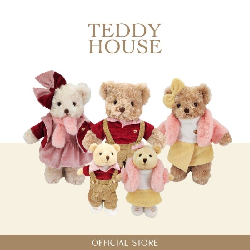 Teddy House ชุดเสื้อผ้าตุ๊กตาหมี Dear Darling Collection ตุ๊กตาหมี ของขวัญ ของฝาก ของที่ระลึก ของสะสม