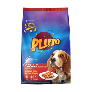 Pluto อาหารสุนัข ทุกรสชาติ ขนาด 1.5 kg x 3 ถุง