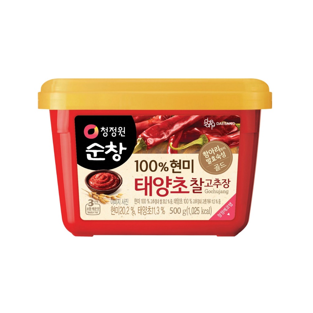 [ของแท้] 순창현미태양초찰고추장 Chungjungone Brown Rice Gochujang (โคชูจัง พริกแกงเกาหลี) 200g/500g